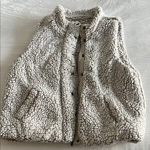 Thread & Supply Cream Sherpa Vest